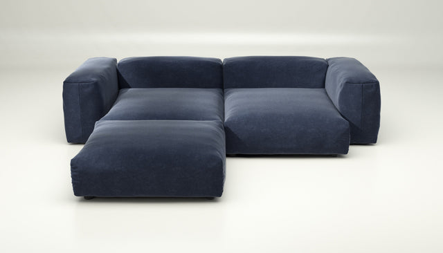 vetsak | Sofa Set 03 - suave - navy | Modulaire Sofa | 3.5 Zits | Big Sofa | Hoeksofa
