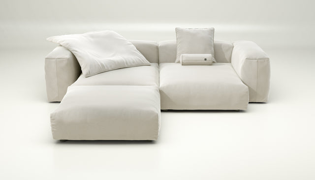 vetsak | Sofa Set 03 - suave - pearl | Modulaire Sofa | 3.5 Zits | Big Sofa | Hoeksofa