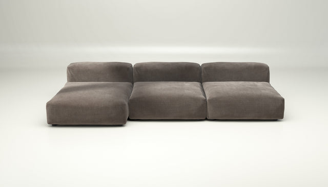 vetsak | Sofa Set 04 - cord velour - mocha | Modulaire Sofa | 5 Zits | Big Sofa