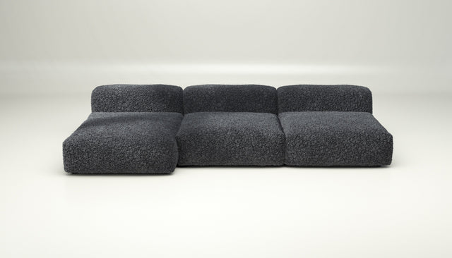 vetsak | Sofa Set 04 - doodle - dark grey | Modulaire Sofa | 5 Zits | Big Sofa