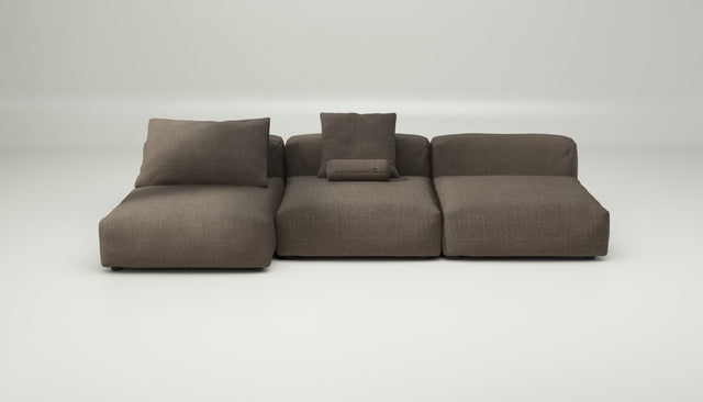 vetsak | Sofa Set 04 - pique - taupe | Modulaire Sofa | 5 Zits | Big Sofa