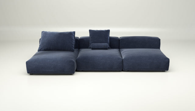 vetsak | Sofa Set 04 - suave - navy | Modulaire Sofa | 5 Zits | Big Sofa