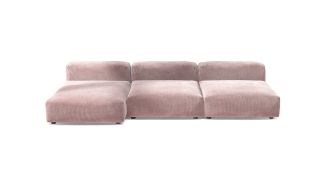 vetsak | Sofa Set 04 - Cord Velour - Blossom | Modulaire Sofa | 5 Zits | Big Sofa