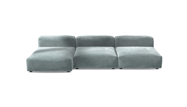 vetsak | Sofa Set 04 - Cord Velour - Mint | Modulaire Sofa | 5 Zits | Big Sofa
