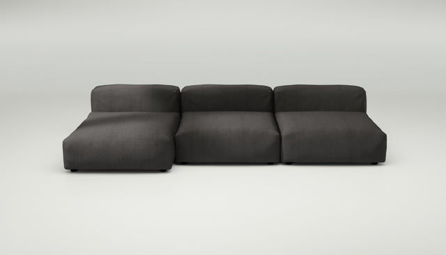 vetsak | Sofa Set 04 - Herringbone - Dark Grey | Modular Sofa | 5 Seater | Big Sofa