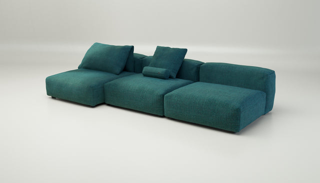 vetsak | Sofa Set 04 - pique - cedar | Modulaire Sofa | 5 Zits | Big Sofa