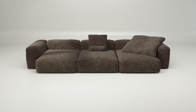 vetsak | Sofa Set 05 - doodle - cacao | Modulaire Sofa | 5 Zits | Big Sofa | Hoeksofa