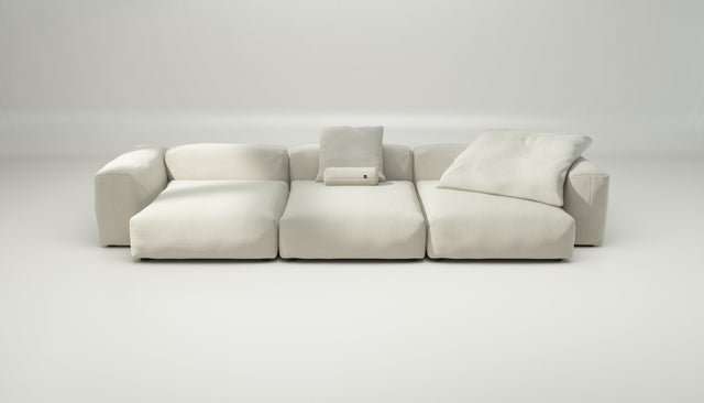 vetsak | Sofa Set 05 - pique - creme | Modulaire Sofa | 5 Zits | Big Sofa | Hoeksofa