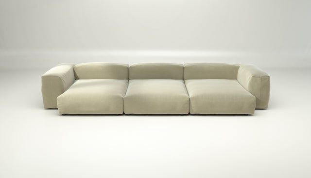 vetsak | Sofa Set 05 - suave - clay | Modular Sofa | 5 Seater | Big Sofa | Corner Sofa