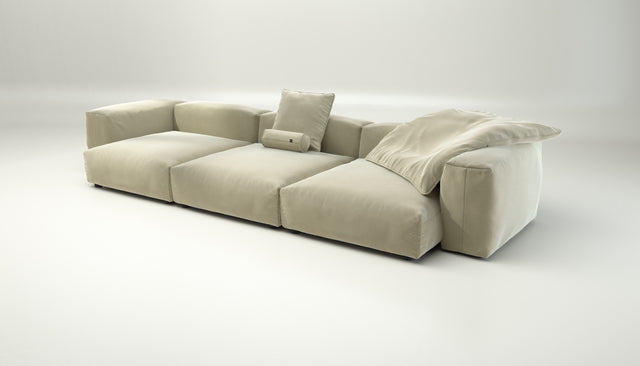 vetsak | Sofa Set 05 - suave - clay | Modular Sofa | 5 Seater | Big Sofa | Corner Sofa