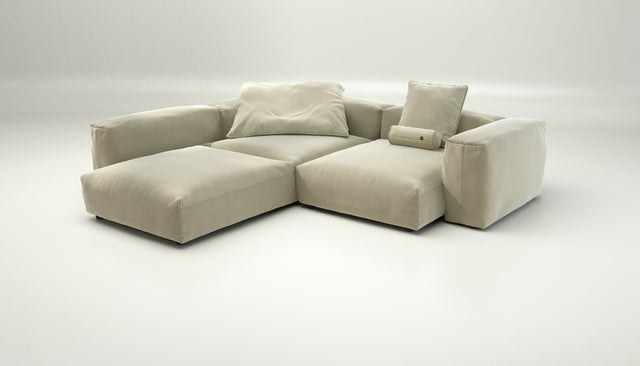 vetsak | Sofa Set 05 - suave - clay | Modular Sofa | 5 Seater | Big Sofa | Corner Sofa