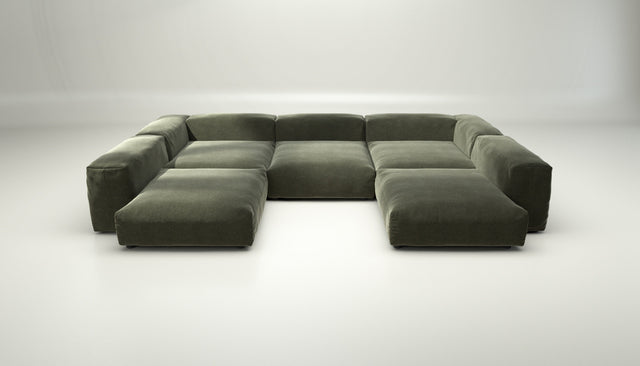 vetsak | Sofa Set 06 - suave - pine | Modulaire Sofa | 6.5 Zits | Big Sofa | U Sofa | Hoeksofa