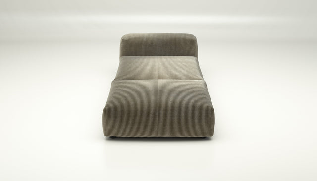 vetsak | Sofa Set 07 - Sun Lounger - cord velour - khaki | Modulaire Sofa | 2 Zits | Daybed | Chaiselounge