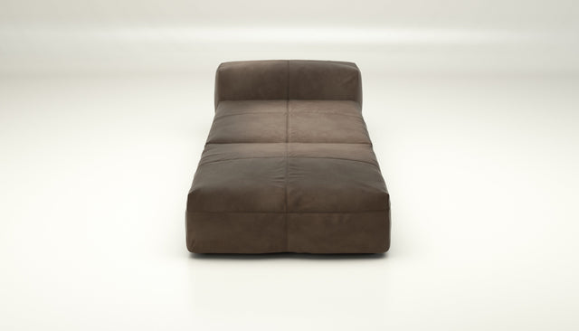 vetsak | Sofa Set 07 - Sun Lounger - leather - cacao | Modulaire Sofa | 2 Zits | Daybed | Chaiselounge