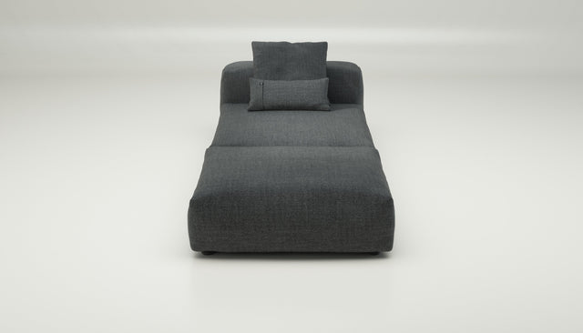 vetsak | Sofa Set 07 - Sun Lounger - pique - dark grey | Modulaire Sofa | 2 Zits | Daybed | Chaiselounge