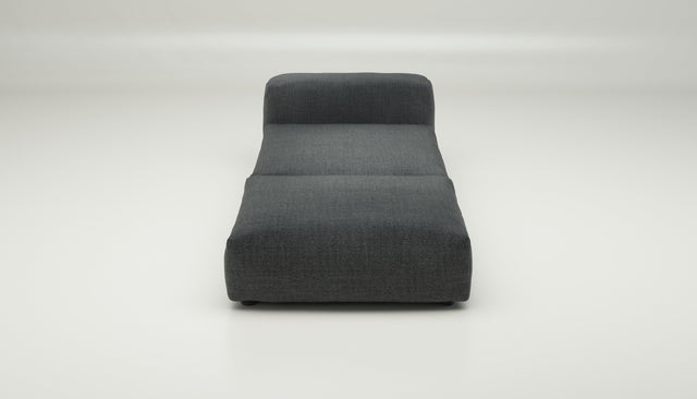 vetsak | Sofa Set 07 - Sun Lounger - pique - dark grey | Modulaire Sofa | 2 Zits | Daybed | Chaiselounge
