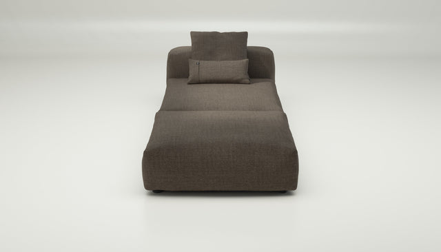 vetsak | Sofa Set 07 - Sun Lounger - pique - taupe | Modular Sofa | 2 Seater | Daybed | Chaiselounge