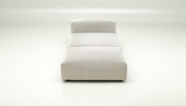 vetsak | Sofa Set 07 - Sun Lounger - suave - pearl | Modular Sofa | 2 Seater | Daybed | Chaiselounge