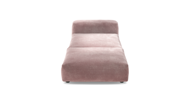 vetsak | Sofa Set 07 - Sun Lounger - Cord Velour - Blossom | Modulaire Sofa | 2 Zits | Daybed | Chaiselounge