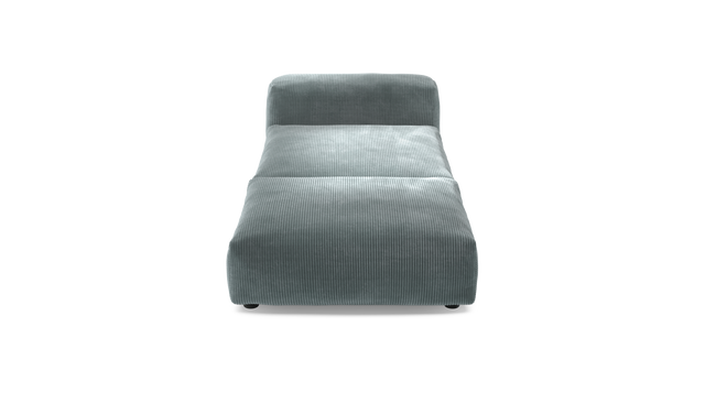 vetsak | Sofa Set 07 - Sun Lounger - Cord Velour - Mint | Modulaire Sofa | 2 Zits | Daybed | Chaiselounge
