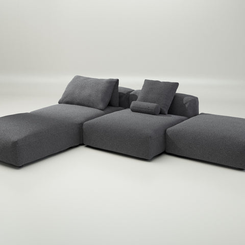 vetsak | Sofa Set 08 - Daybed - loop loop - anthracite | Modular Sofa ...