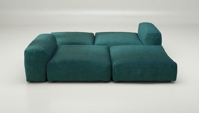 vetsak | Sofa Set 08 - Daybed - pique - cedar | Modulaire Sofa | 6 Zits | Outdoor Island | Double lounger