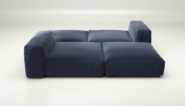 vetsak | Sofa Set 08 - Daybed - suave - navy | Modulaire Sofa | 6 Zits | Outdoor Island | Double lounger