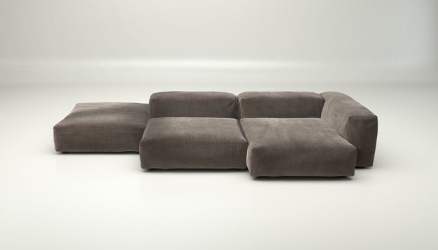 vetsak | Sofa Set 09 - The Island - cord velour - mocha | Modulaire Sofa | 7 Zits | Sofa Island
