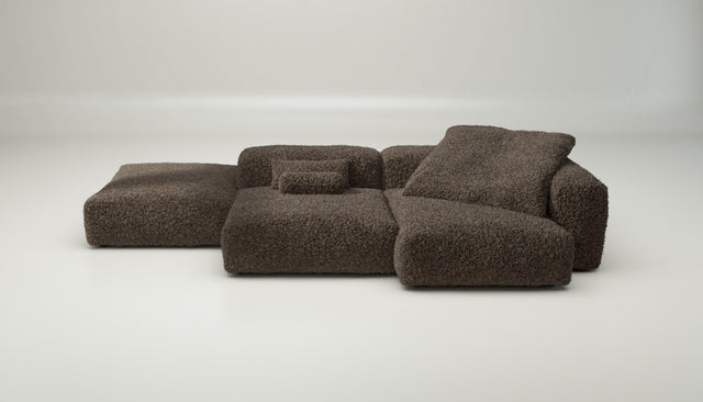 vetsak | Sofa Set 09 - The Island - doodle - cacao | Modulaire Sofa | 7 Zits | Sofa Island