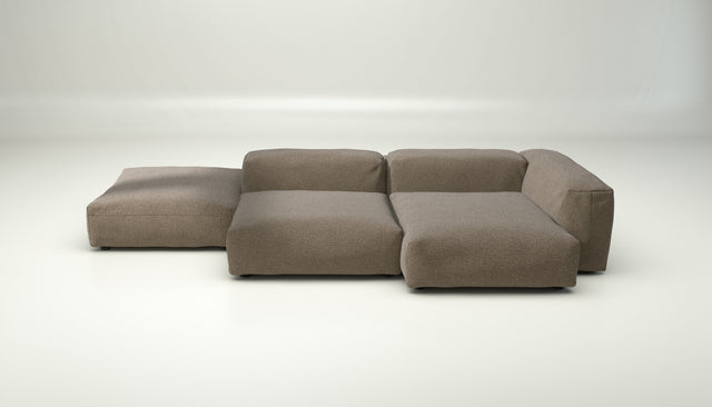 vetsak | Sofa Set 09 - The Island - loop loop - taupe | Modular Sofa | 7 Seater | Sofa Island