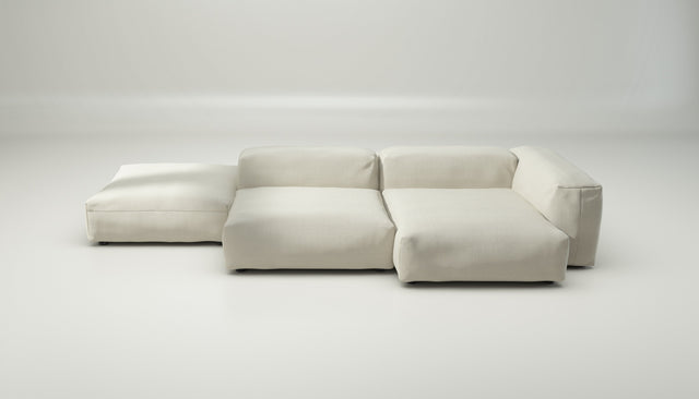 vetsak | Sofa Set 09 - The Island - pique - creme | Modulaire Sofa | 7 Zits | Sofa Island