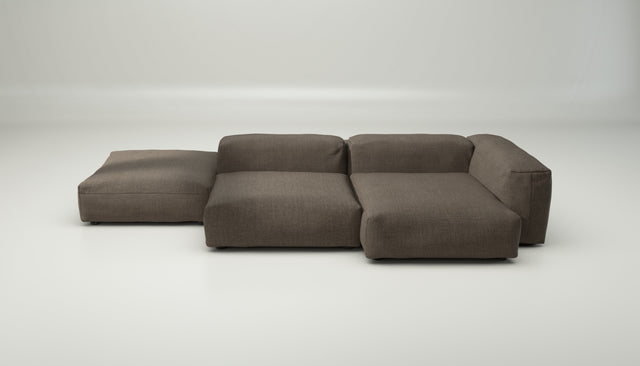 vetsak | Sofa Set 09 - The Island - pique - taupe | Modulaire Sofa | 7 Zits | Sofa Island