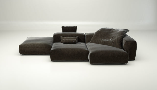 vetsak | Sofa Set 09 - The Island - suave - anthracite | Modulaire Sofa | 7 Zits | Sofa Island
