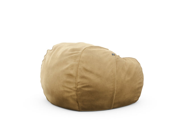 the beanbag - velvet - caramel - 110cm x 70cm