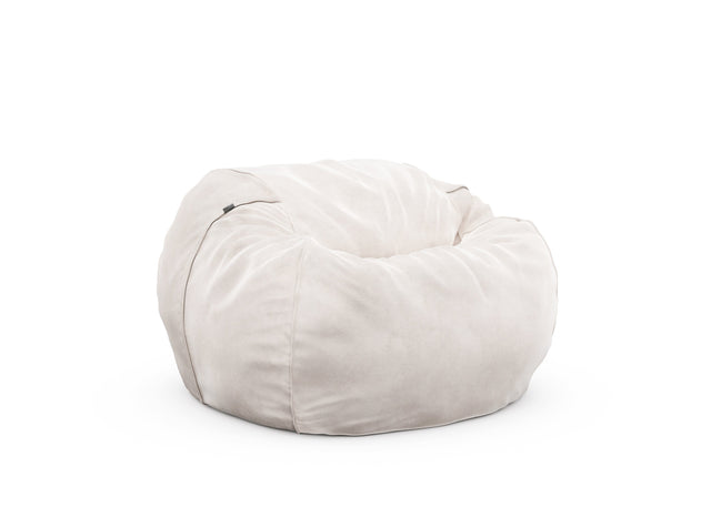 the beanbag - velvet - creme