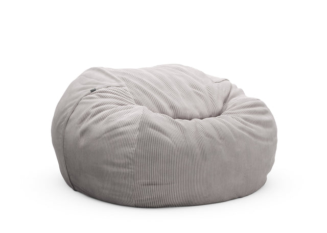 the jumbo beanbag - cord velours - platinum