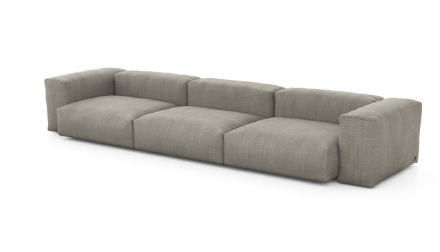 Preset three module sofa - pique - stone - 377cm x 115cm