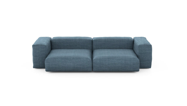 Preset two module sofa - pique - dark blue - 272cm x 136cm