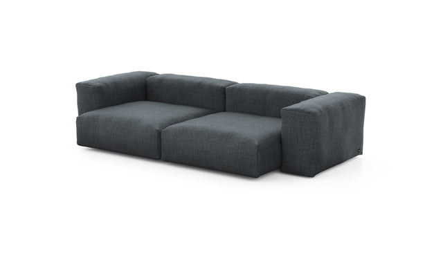 Preset two module sofa - pique - dark grey - 272cm x 136cm