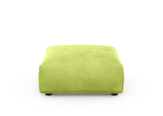 sofa seat - 84x84 - velvet - lime