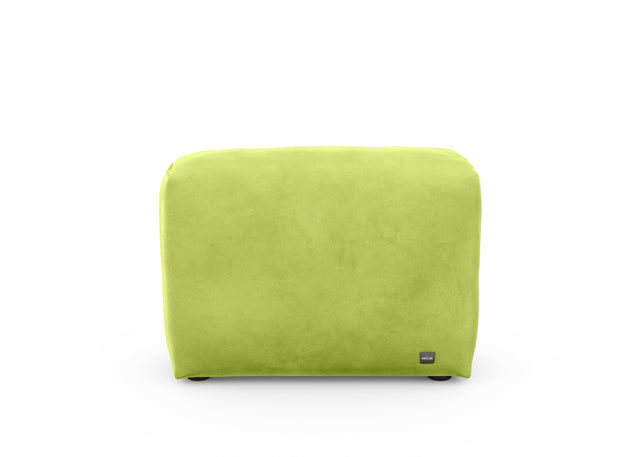 sofa side - 84x31 - velvet - lime