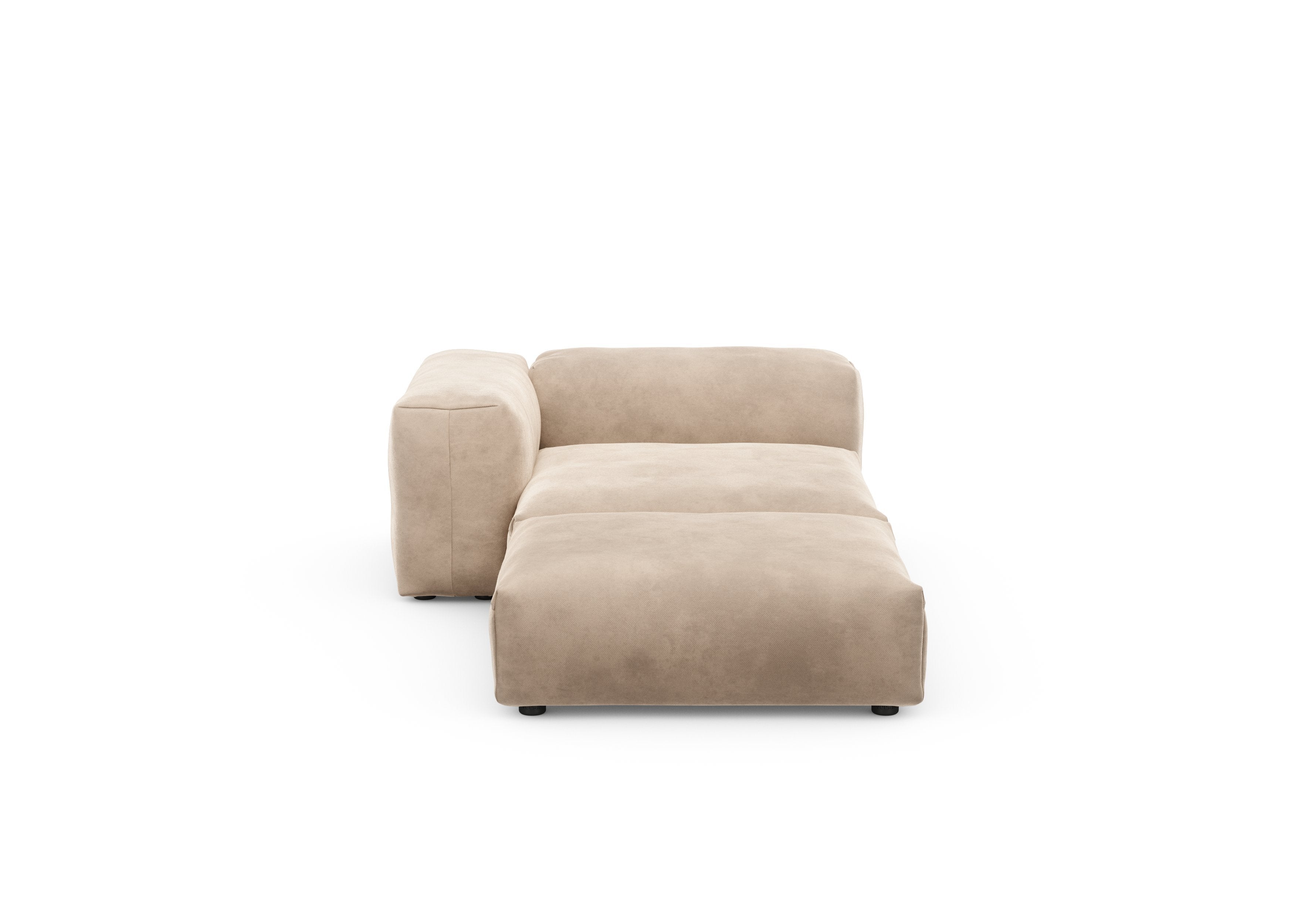 vetsak®-Sofa Daybed L Velvet stone
